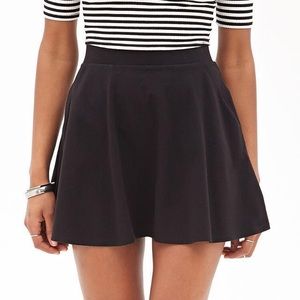 COTTON ON Black Skater Skirt